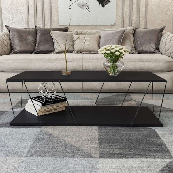 Labranda antracit dohányzóasztal