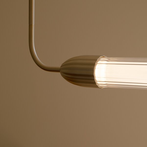 Függőlámpa UMAGE, LEMON SQUEEZE LINEAR, dimmable, Arany / Sárgaréz, Étkező, Fém, Dizájn