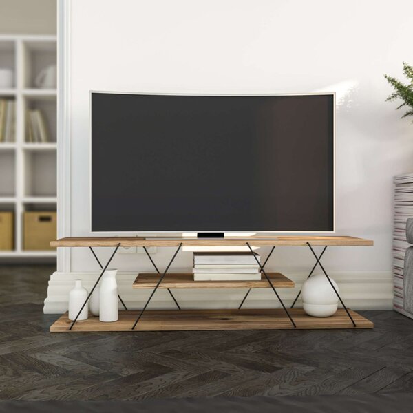 Canaz TV-állvány, fekete, 120 cm