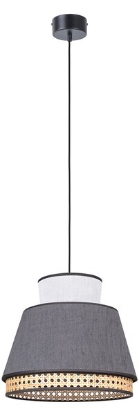 Függőlámpa MARKET SET, Singapour XM, dimmable, Fekete, Nappali, Szövet / Textília, Dizájn