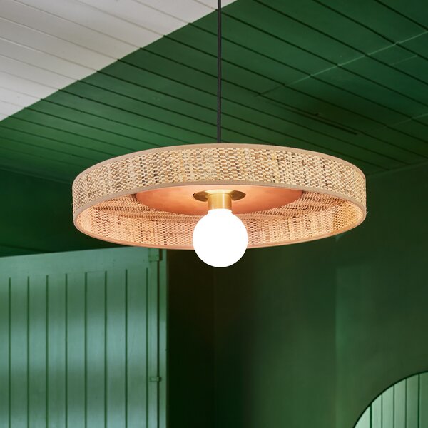 Függőlámpa MARKET SET, Portinatx, dimmable, Barna / Rozsdabarna, Nappali, Kerámia, Dizájn