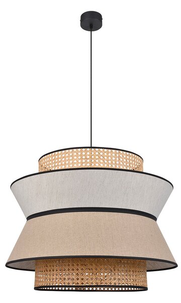 Függőlámpa MARKET SET, Singapour XL, dimmable, Bézs, Nappali, Szövet / Textília, Dizájn