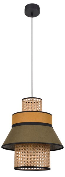 Függőlámpa MARKET SET, Singapour XML, dimmable, Zöld, Nappali, Szövet / Textília, Dizájn