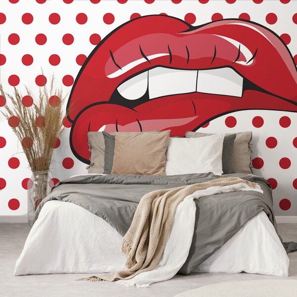 Tapéta pop art ajkak