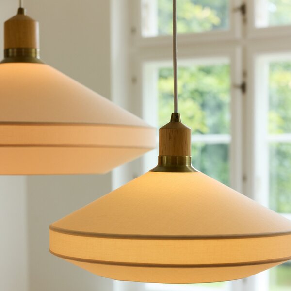 Függőlámpa Halo Design, PARIS SOFT, dimmable, Étkező, Szövet / Textília, Dizájn