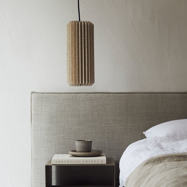 Függőlámpa Watt & Veke, Alba, dimmable, Barna / Rozsdabarna, Hálószoba, Szövet / Textília, Dizájn