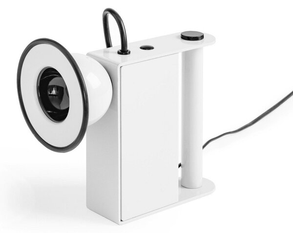 Asztali lámpa Stilnovo, Minibox, dimmable, Fehér, Nappali, Fém, Dizájn