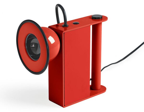 Asztali lámpa Stilnovo, Minibox, dimmable, Piros, Nappali, Fém, Dizájn