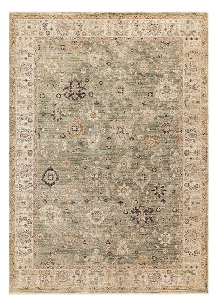 Zöld-bézs kézi szövésű szőnyeg 200x300 cm Heriz Ornate – Asiatic Carpets