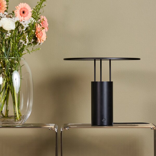 Asztali lámpa Piet Hein, Tempel280, dimmable, Fekete, Hálószoba, Alumínium, Dizájn