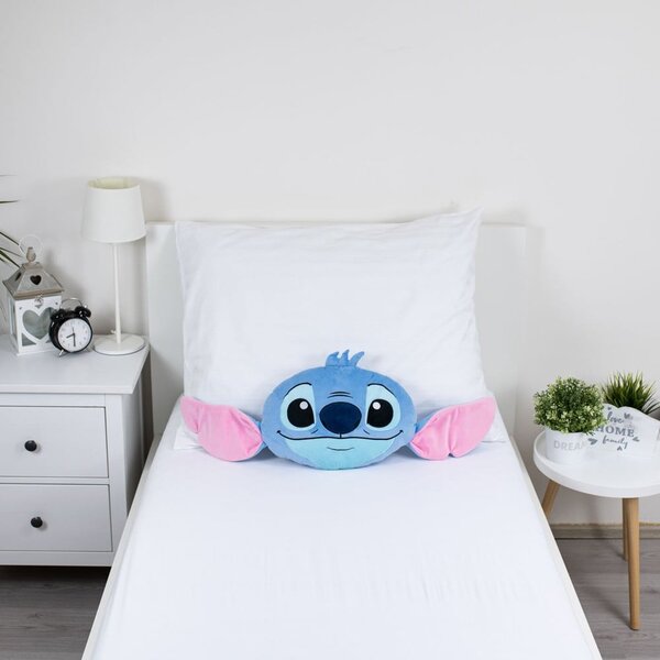Fleece gyerek párna 41x32 cm Lilo and Stitch "Blue" – Jerry Fabrics