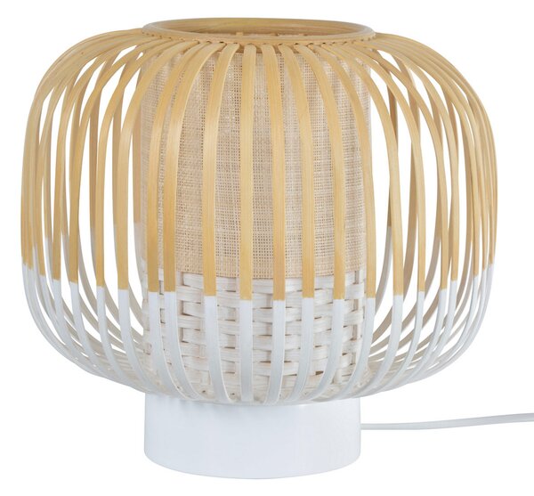 Asztali lámpa Forestier, Bamboo Light S, Fehér, Nappali, Bambusz, Dizájn