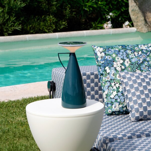 Asztali lámpa Kartell, Camomille, dimmable, Kék, Nappali, Műanyag, Dizájn