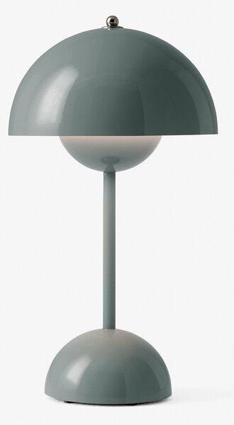 Asztali lámpa &Tradition, Flowerpot VP9, dimmable, Szürke, Nappali, Műanyag, Dizájn