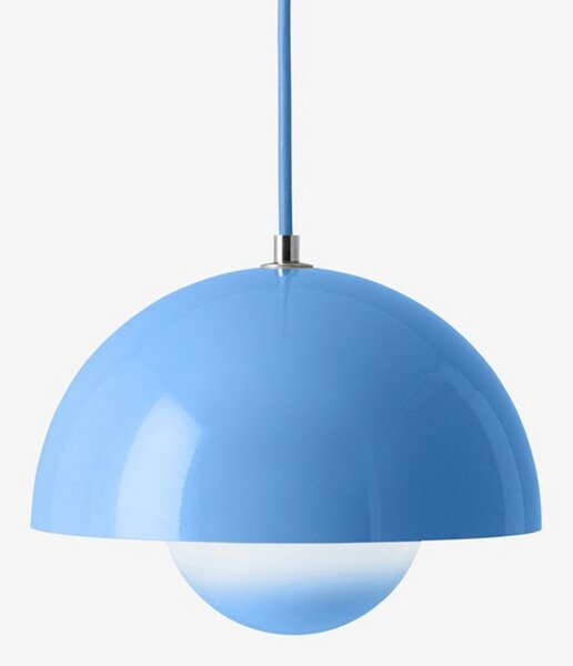 Függőlámpa &Tradition, Flowerpot VP1, dimmable, Kék, Nappali, Fém, Dizájn
