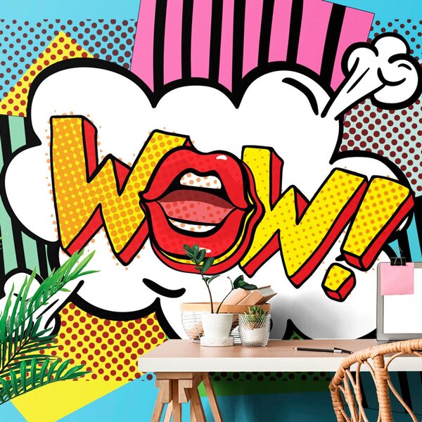 Tapéta pop art stílusban - WOW!