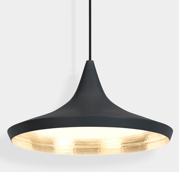Függőlámpa Tom Dixon, Beat, dimmable, Fekete, Nappali, Sárgaréz, Dizájn