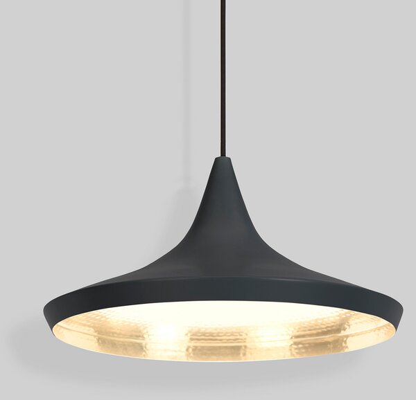 Függőlámpa Tom Dixon, Beat, dimmable, Fekete, Nappali, Sárgaréz, Dizájn