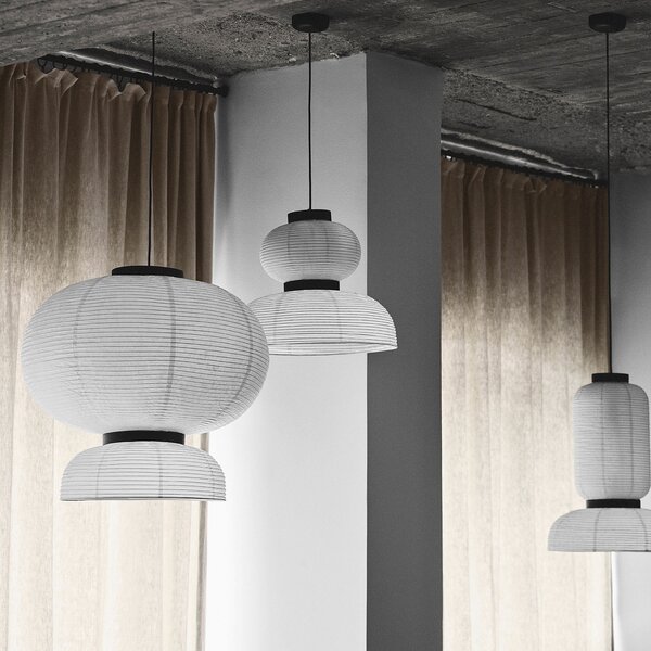 Függőlámpa &Tradition, Formakami JH4, dimmable, Fehér, Nappali, Papír / Karton, Dizájn