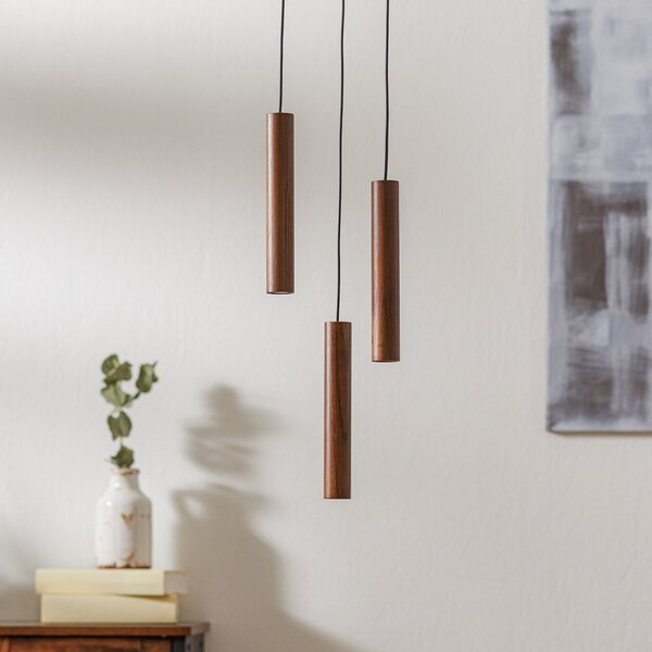 Függőlámpa UMAGE, Chimes Cluster 3, Fa, Nappali, Fa, Dizájn
