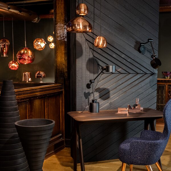 Függőlámpa Tom Dixon, Void mini, dimmable, Réz, Nappali, Réz, Dizájn