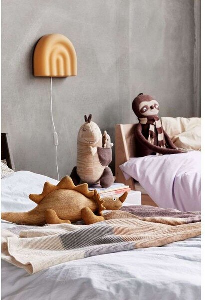 Fali Lámpa OYOY Living Design, Barna / Rozsdabarna, Gyermekszoba, Műanyag