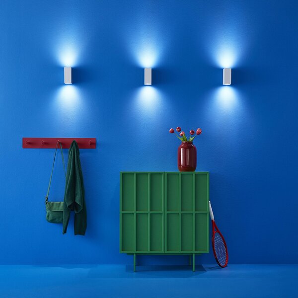 Fali Lámpa WiZ, Up&Down, dimmable, Fehér, Nappali, Műanyag, Modern