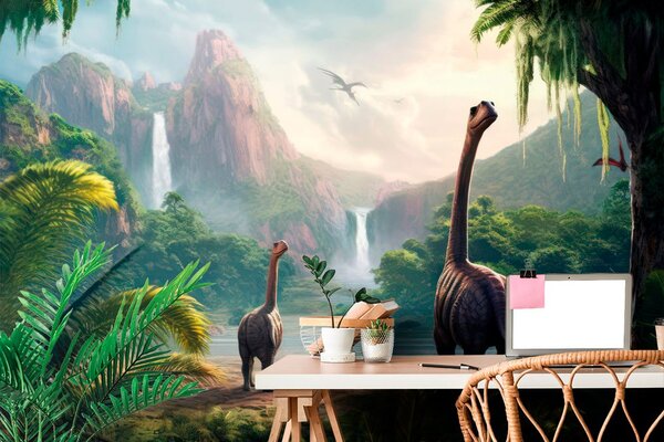 Tapéta dinoszauruszok földje