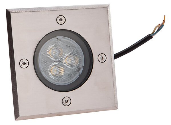 Ava LED Kültéri Beépíthető Spotlámpák Steel - Lucande