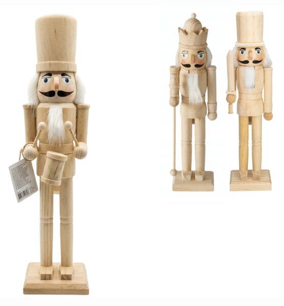 Fa diótörő ROYAL GUARD 38 cm, természetes fa