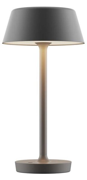 Asztali lámpa ANTIDARK, dimmable, Szürke, Nappali, Alumínium