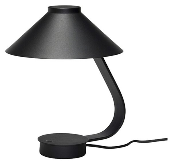 Asztali lámpa Hübsch, dimmable, Fekete, Nappali, Fém