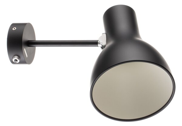 Fali Lámpa Anglepoise, Type 75, Fekete, Nappali, Fém, Dizájn