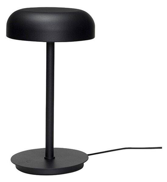 Asztali lámpa Hübsch, dimmable, Fekete, Nappali, Műanyag