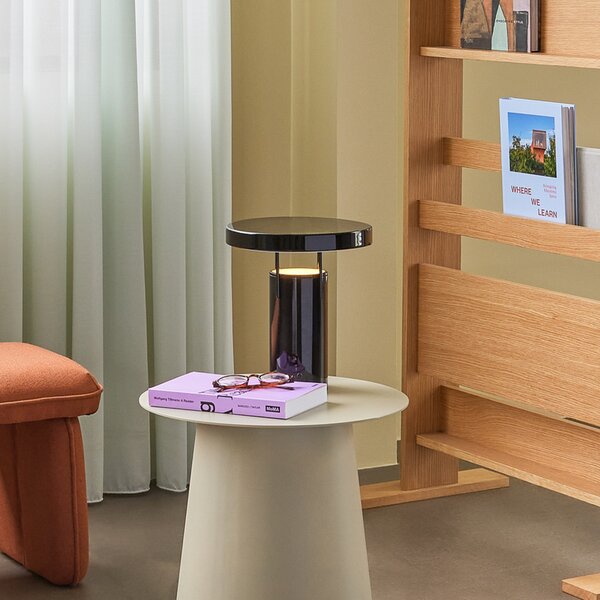 Asztali lámpa Hübsch, BringMe, dimmable, Fekete, Terasz, Fém