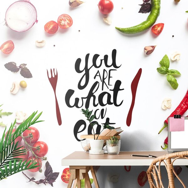 Tapéta felirattal - You are what you eat