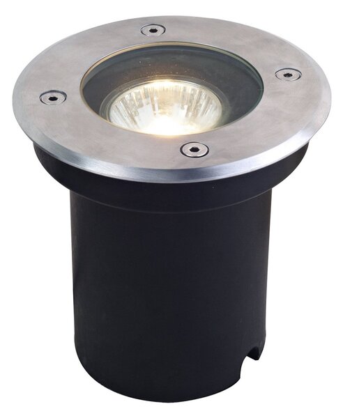Kültéri Lámpa Lucande, Ava, dimmable, Fémes, Terasz, Rozsdamentes acél, Modern
