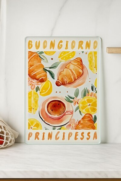 20 × 30 cm edzett üveg vágódeszka