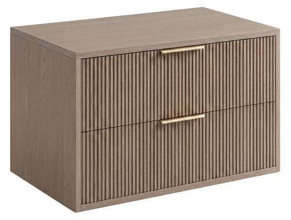 Mosdószekrény Rea Mono 80cm Grey Oak