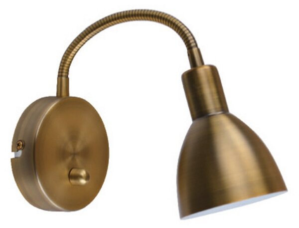 Fali Lámpa Lindby, Amrei, dimmable, Bronz / Öreg Sárgaréz, Nappali, Fém, Antik