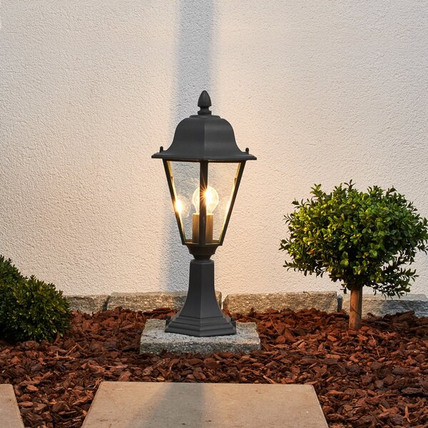 Kültéri Lámpa Lindby, Edana, dimmable, Fekete, Terasz, Fém, Modern