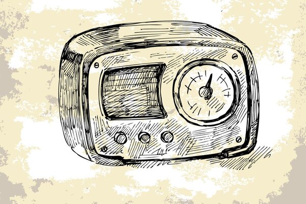 Tapéta retró elektronika