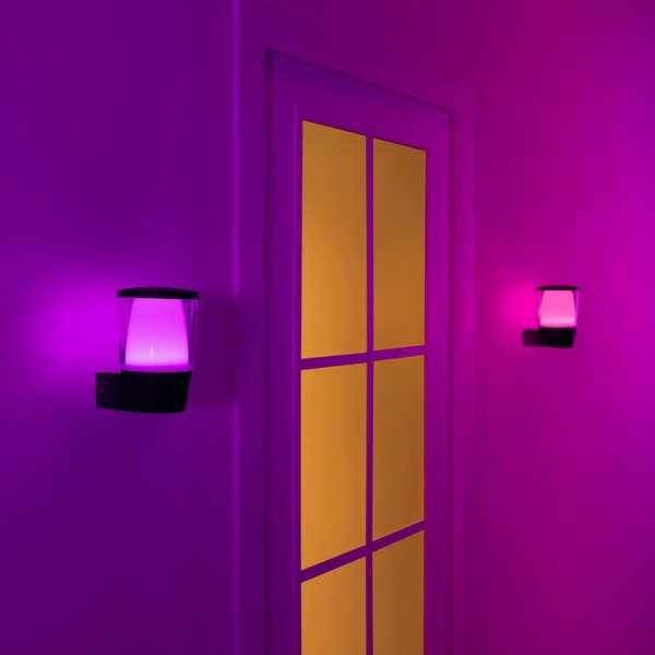 Kültéri Lámpa WiZ, Elpas, dimmable, Fekete, Műanyag, Modern