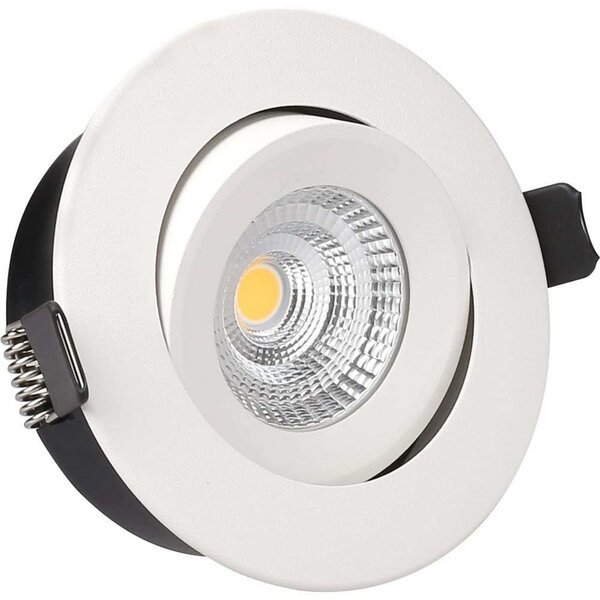 Spotlámpa ANTIDARK, dimmable, Fehér, Nappali, Fém