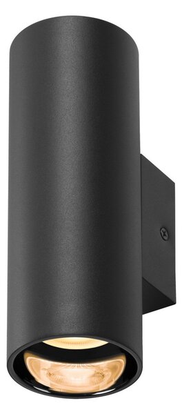 Fali Lámpa SLV, Asto Tube, dimmable, Fekete, Nappali, Fém, Modern