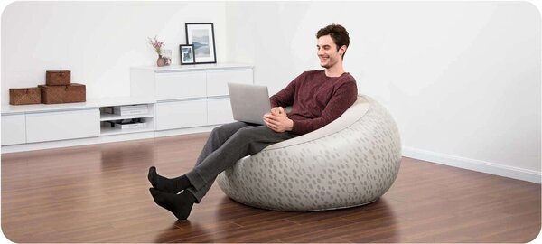 Bestway felfújható puff fotel 75052 kék
