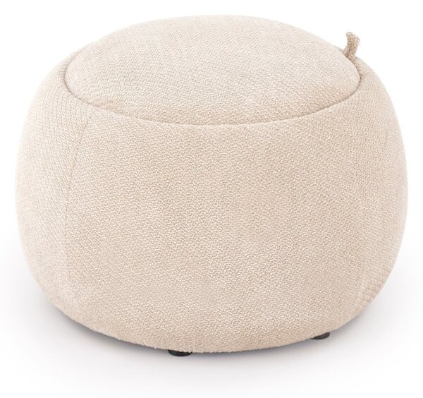 Lumi puff bézs tárolórésszel