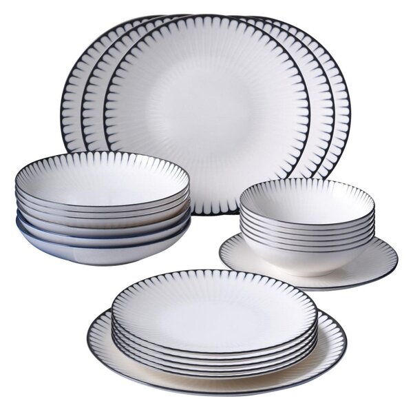 24 részes porcelán étkészlet