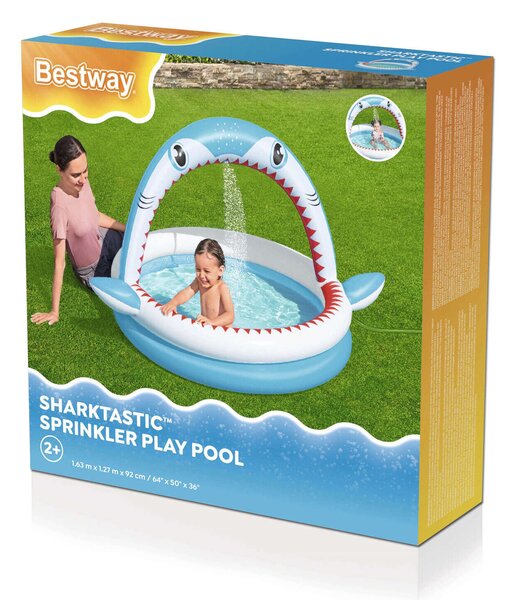 Felfújható medence szórófejjel 163 x 127 x 92 cm bestway 53157