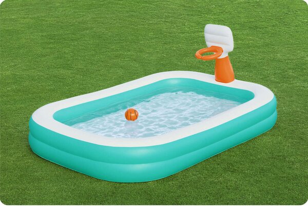 Dunk'n splash felfújható medence 251 x 168 x 102 cm bestway 54445